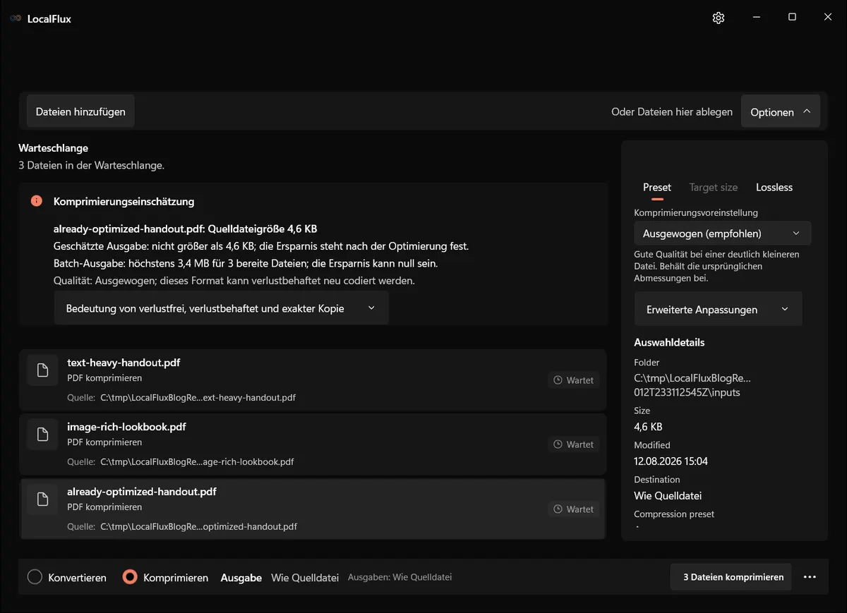 LocalFlux — Ausgewogen (empfohlen)