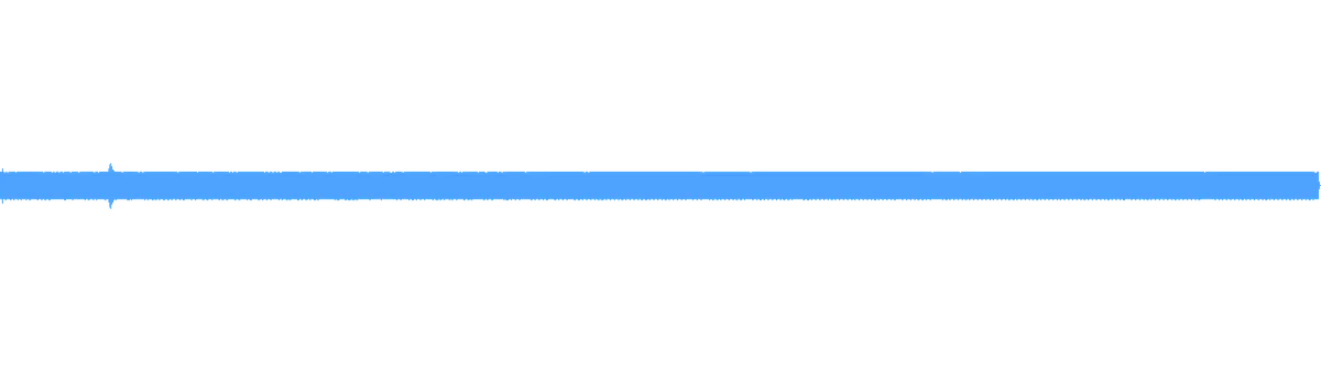 Waveform generated from the actual six-second MP3 output produced by LocalFlux.